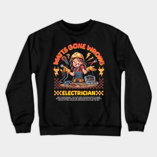 Funny Electrician Crewneck Sweatshirt